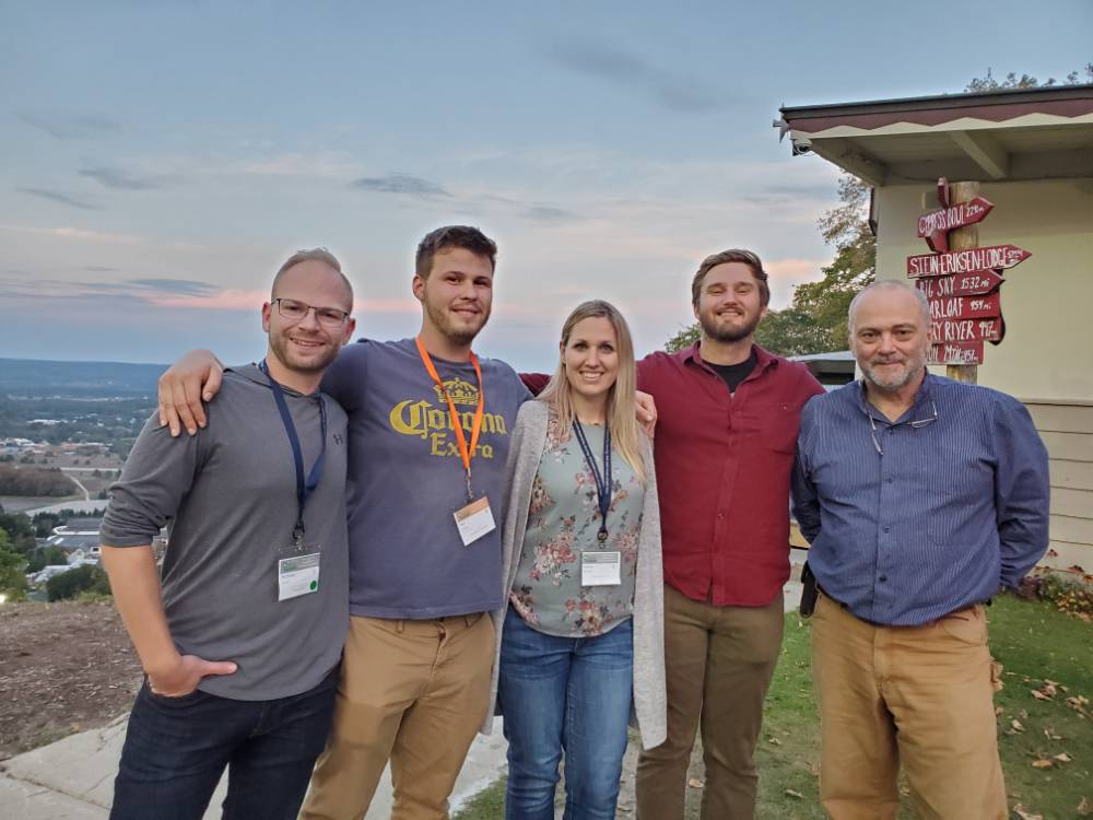 MiCAMP Mapping Conference September 2019 � GVSU Alumni with Dr. Wagendorp